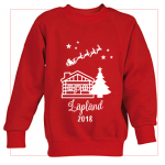 Kids 'Log Cabin' Personalised Jumper